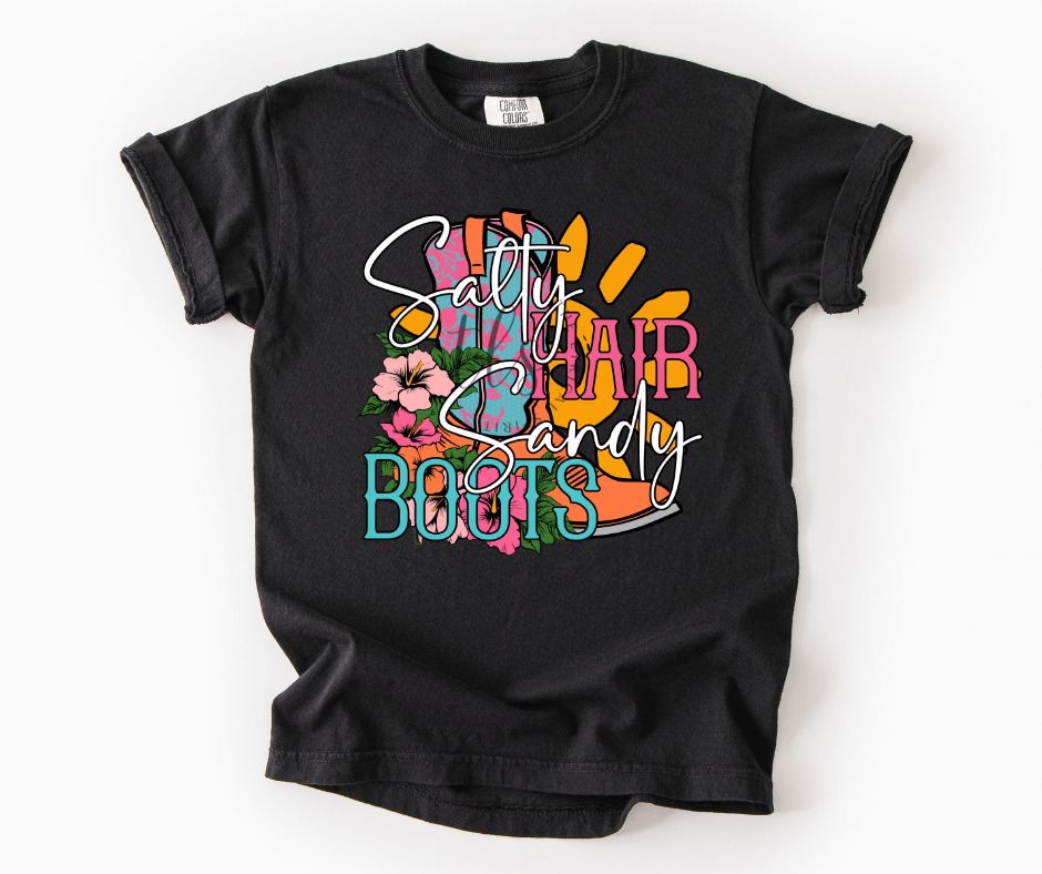 Salty Hair Sandy Boots T-Shirt 