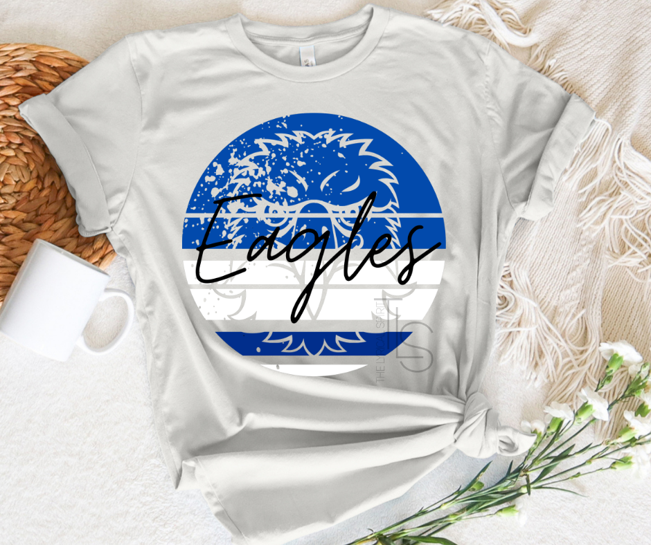 Eagles Blue Circle Custom Exclusive T-Shirt