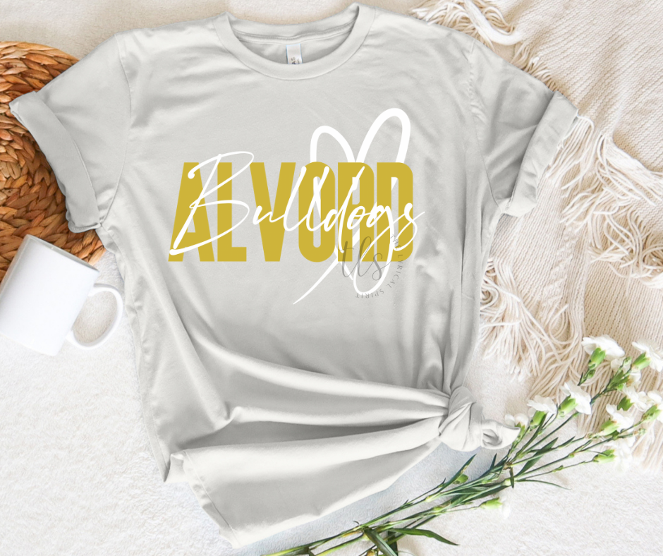Love Alvord Bulldogs Custom Exclusive T-Shirt