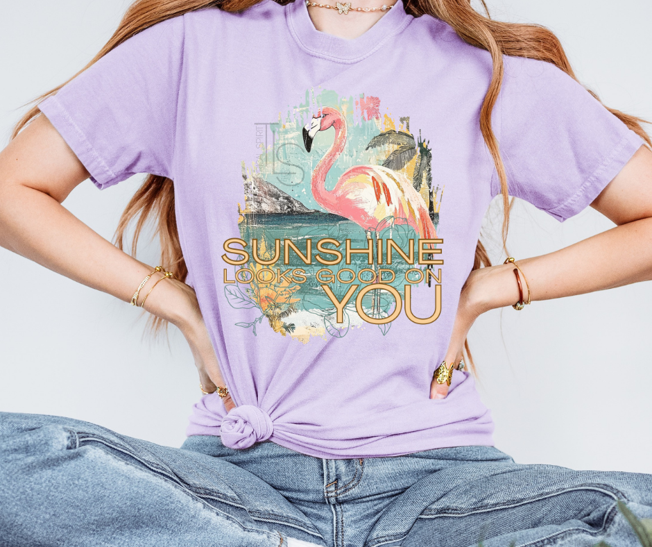 Sunshine Looks Good On You Custom Exclusive Comfort Colors T-Shirt
