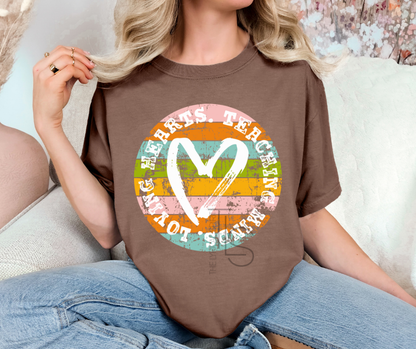Teaching Minds Retro Circle Custom Exclusive T-Shirt