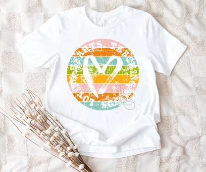 Teaching Minds Retro Circle Custom Exclusive T-Shirt