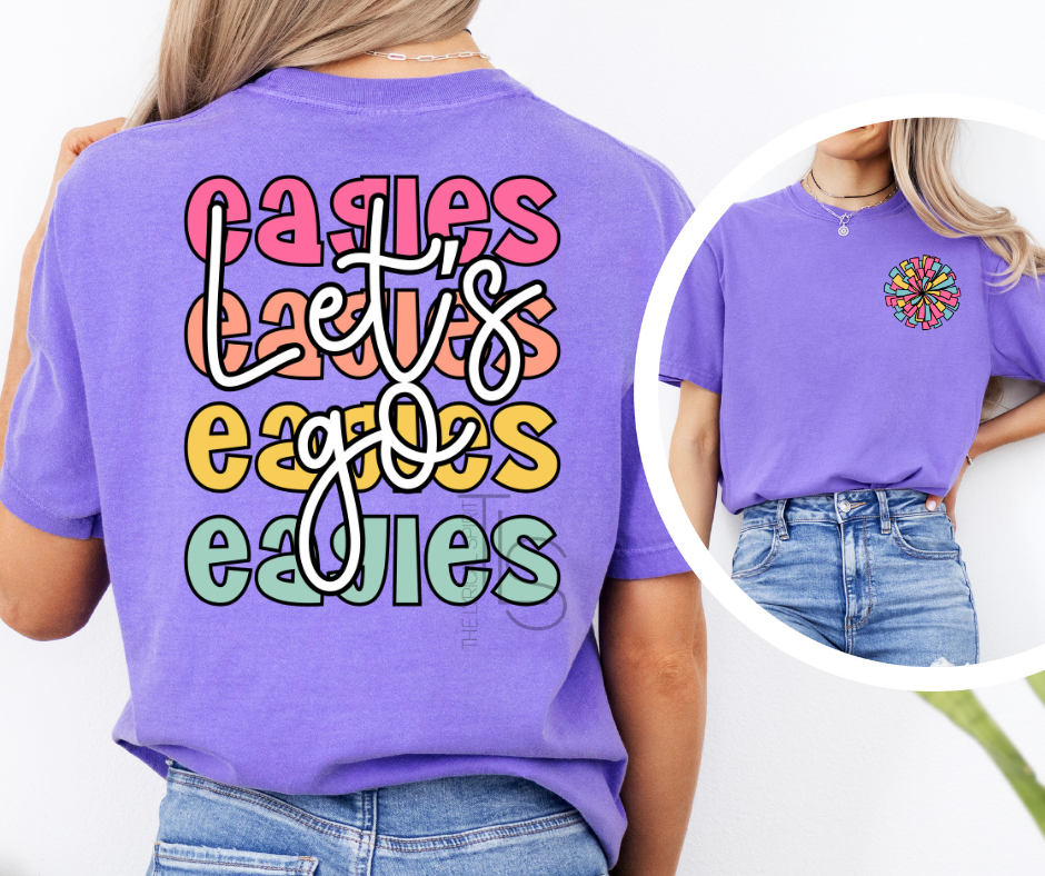 Let's Go Eagles Custom Exclusive T-Shirt 