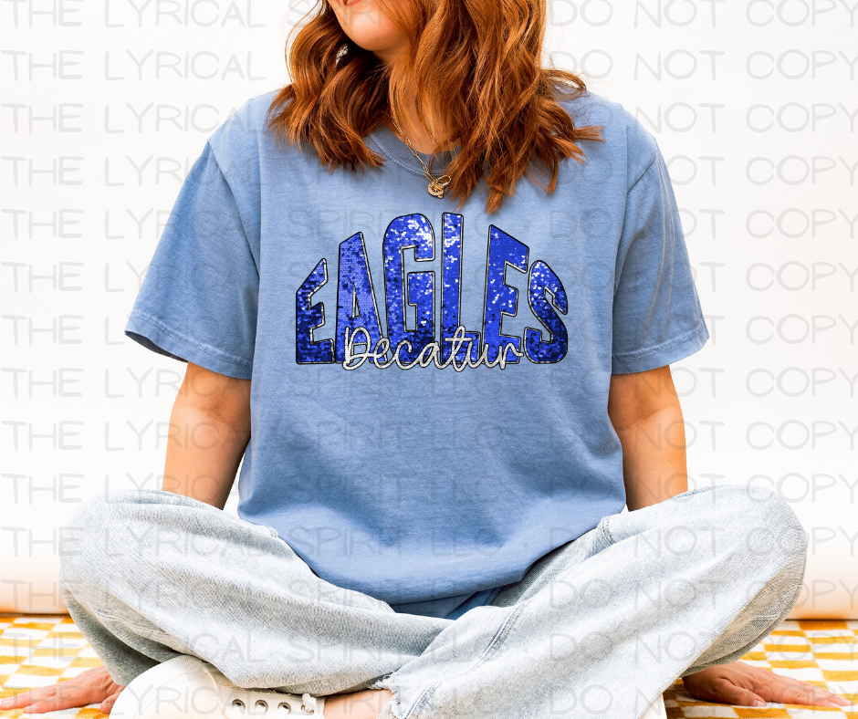 Decatur Eagles Sequin Exclusive T-Shirt