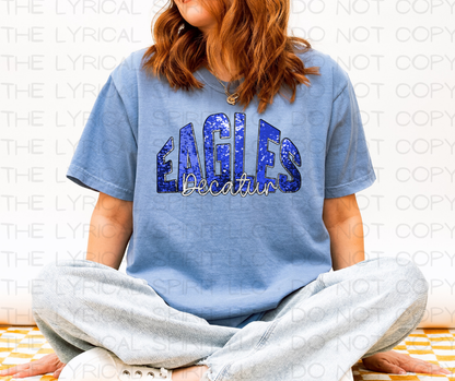 Decatur Eagles Sequin Exclusive T-Shirt