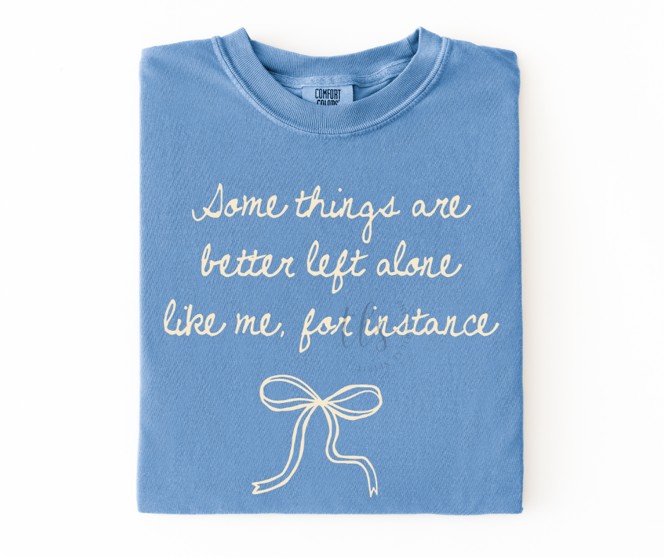 Better Left Alone Bow T-Shirt
