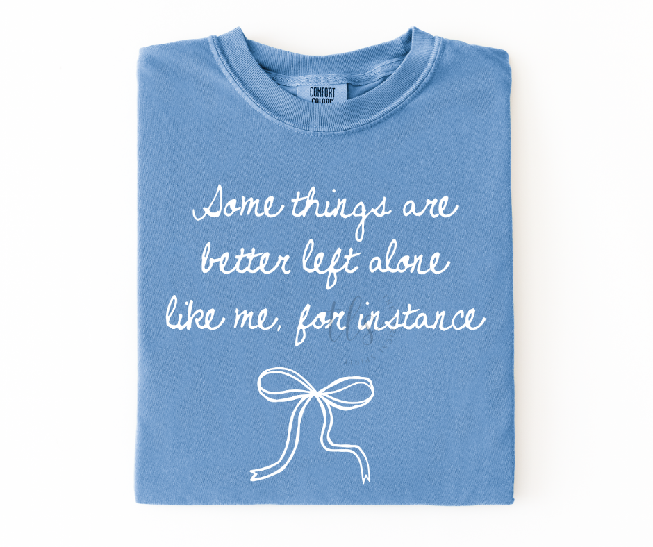 Better Left Alone Bow T-Shirt