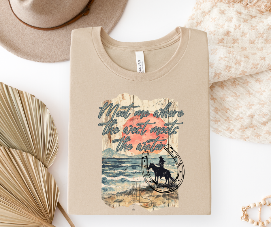 Where the West Meets the Water Custom Exclusive T-Shirt