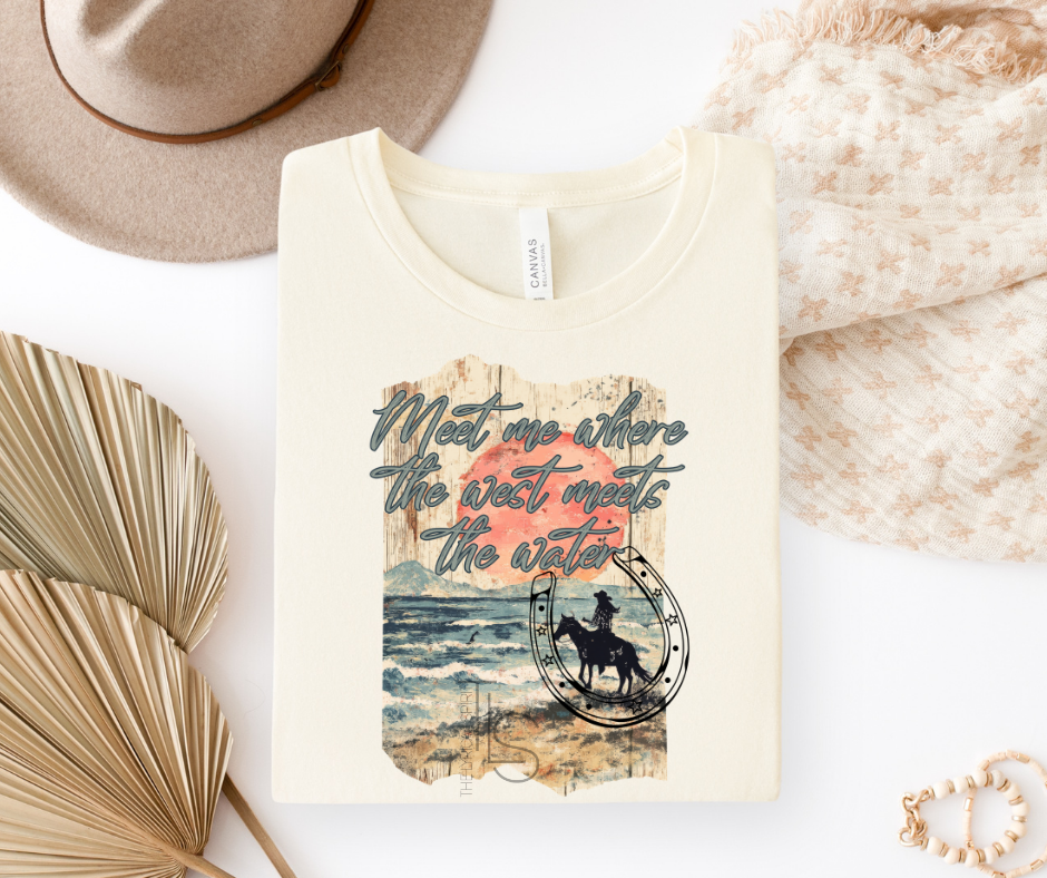 Where the West Meets the Water Custom Exclusive T-Shirt