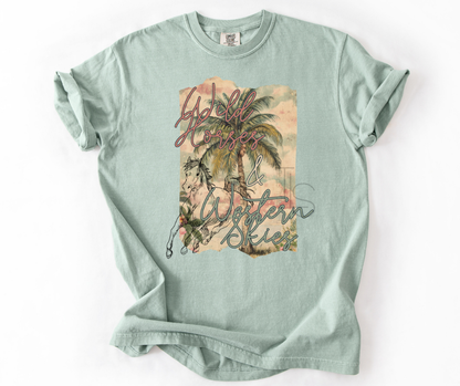 Wild Horses & Western Skies Custom Exclusive Comfort Colors T-Shirt