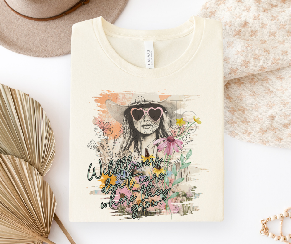 Wildflowers Grow Custom Exclusive T-Shirt