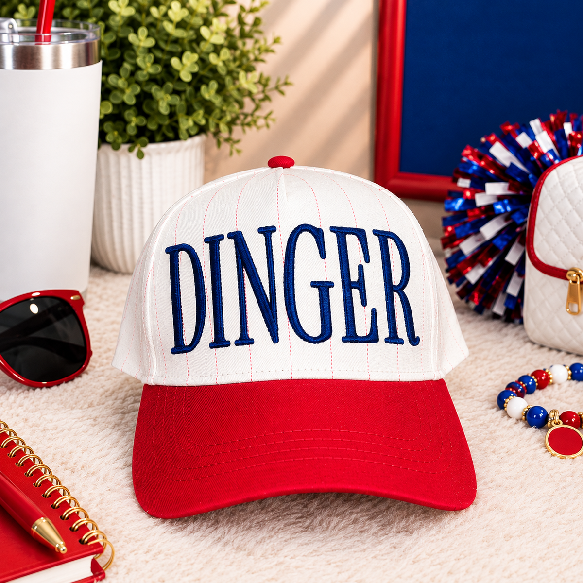 Puff DINGER - Structured Embroidered Hat