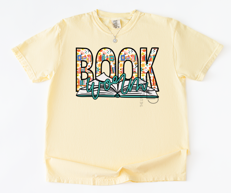Book Worm Reading Custom Exclusive T-Shirt