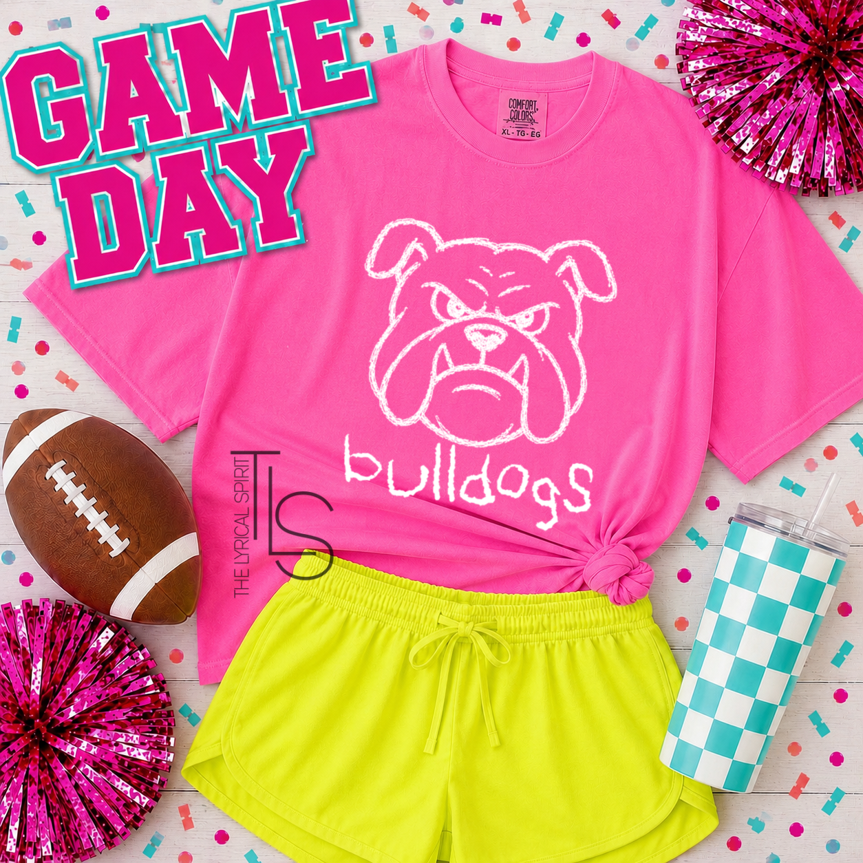Crayon Mascot Neon CC T-Shirt
