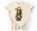 Western Cowgirl Distressed T-Shirt
