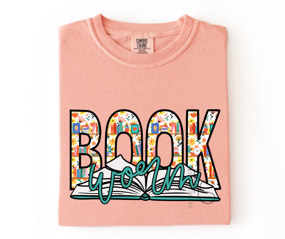 Book Worm Reading Custom Exclusive T-Shirt