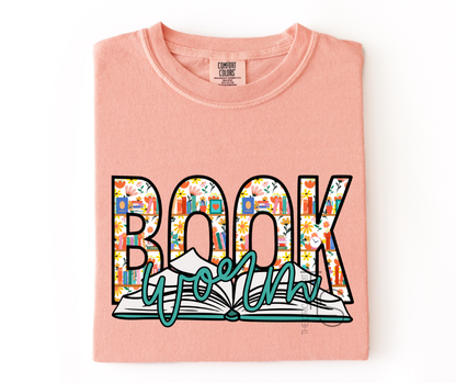 Book Worm Reading Custom Exclusive T-Shirt