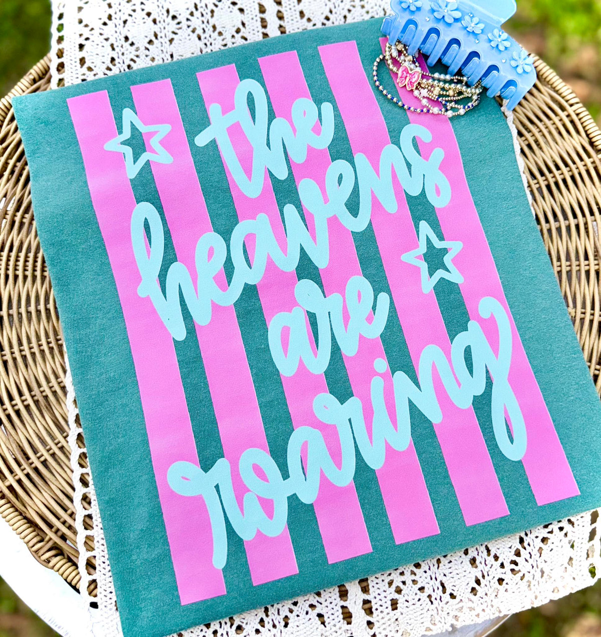The Heavens Are Roaring Stripe T-Shirt