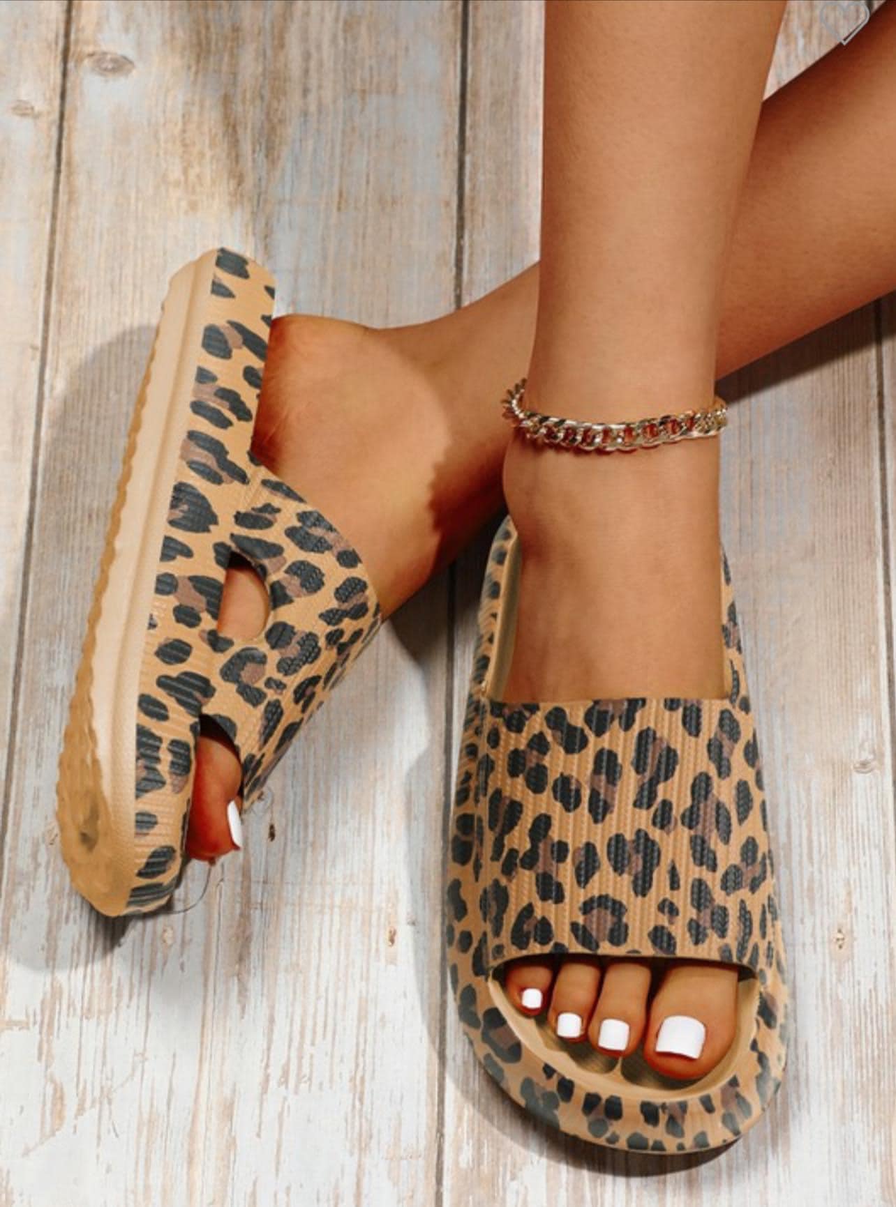 Boca Chica Leopard Slides